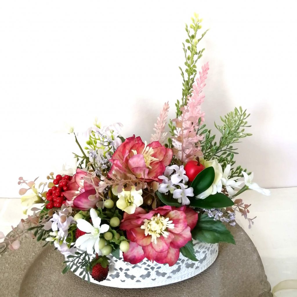 母の日にオススメのフラワーアレンジ(高品質な造花)